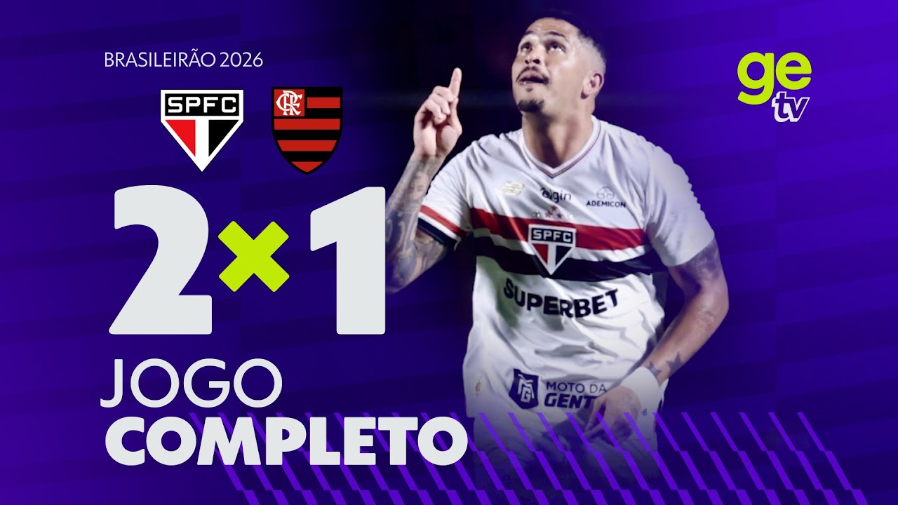 JOGO COMPLETO: SÃO PAULO X FLAMENGO | CAMPEONATO BRASILEIRO | ge tv