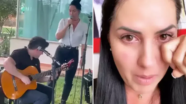 Graciele Lacerda é humilhada após video viralizar com ela cantando (Foto: Arte Movimento Country)