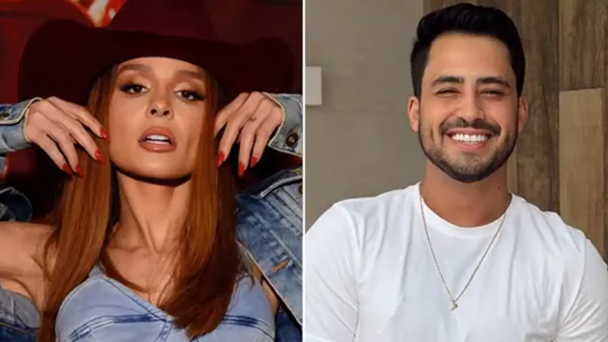 Maiara reage a rumores sobre romance com filho de Leonardo Maiara diz que seria “com muita honra” nora do sertanejo (Foto: Instagram/ Arte Movimento Country)