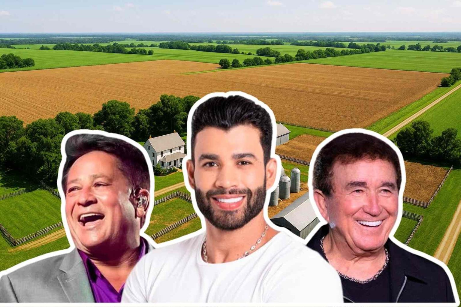 Conheça os cantores sertanejos que se transformaram em “Magnatas do Agro” Conheça os cantores sertanejos que se transformaram nos Magnatas do Agro (Foto: Divulgação)