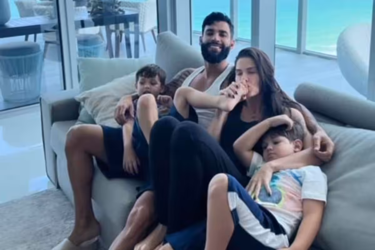 Gusttavo Lima e filhos em luxo nos EUA: boatos sobre saída?