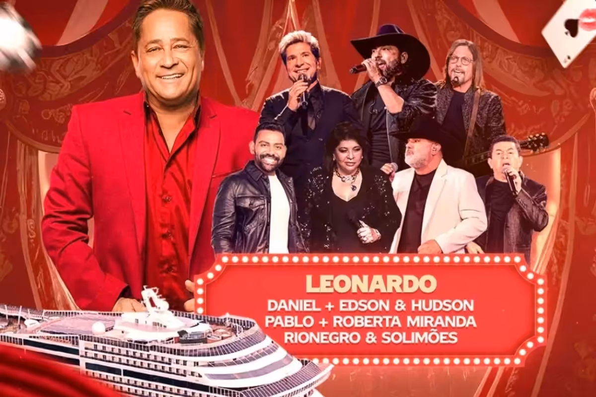 Leonardo faz história com sucesso avassalador no Navio Cabaré