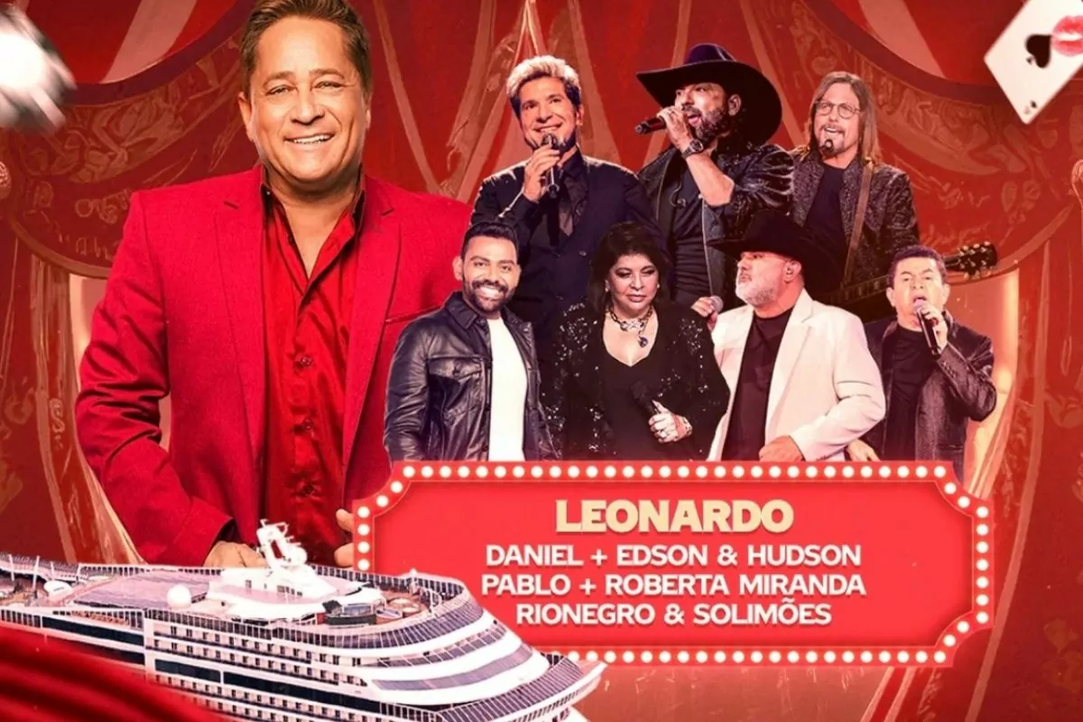 Leonardo faz história com sucesso avassalador no Navio Cabaré Leonardo faz história com sucesso avassalador no Navio Cabaré