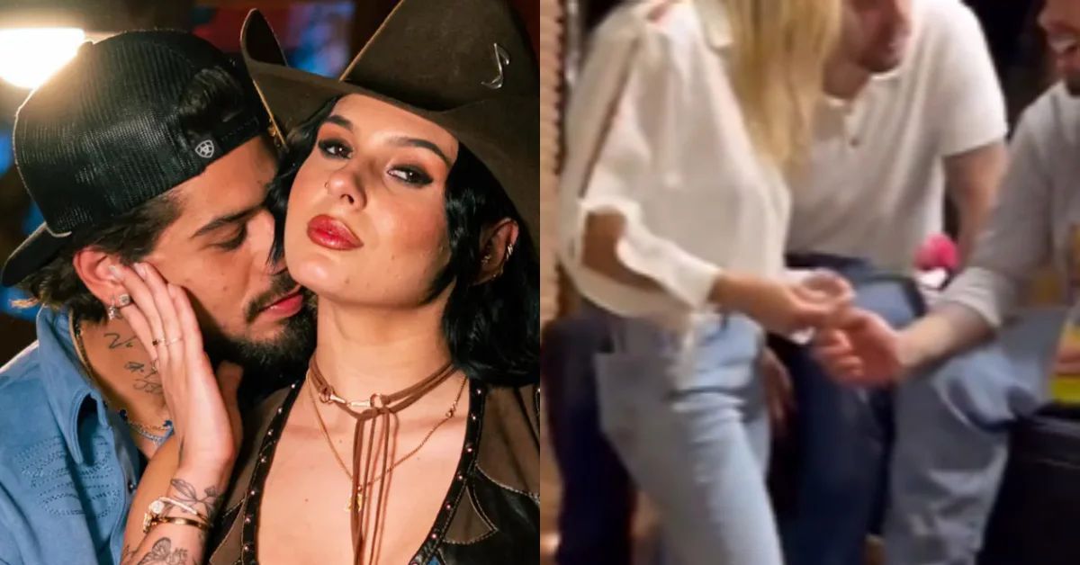 Zé Felipe é flagrado em momentos íntimos durante festa