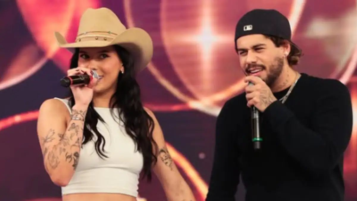 Zé Felipe diz “eu te amo” para Ana Castela, mas motivo por trás da declaração choca fãs (Foto: Reprodução SBT)