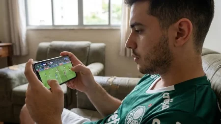 Aplicativo Para Você Assistir à Final da Libertadores de Graça! Veja o aplicativo que transmite a final entre Palmeiras e Flamengo (Foto gerada por Inteligência artificial)