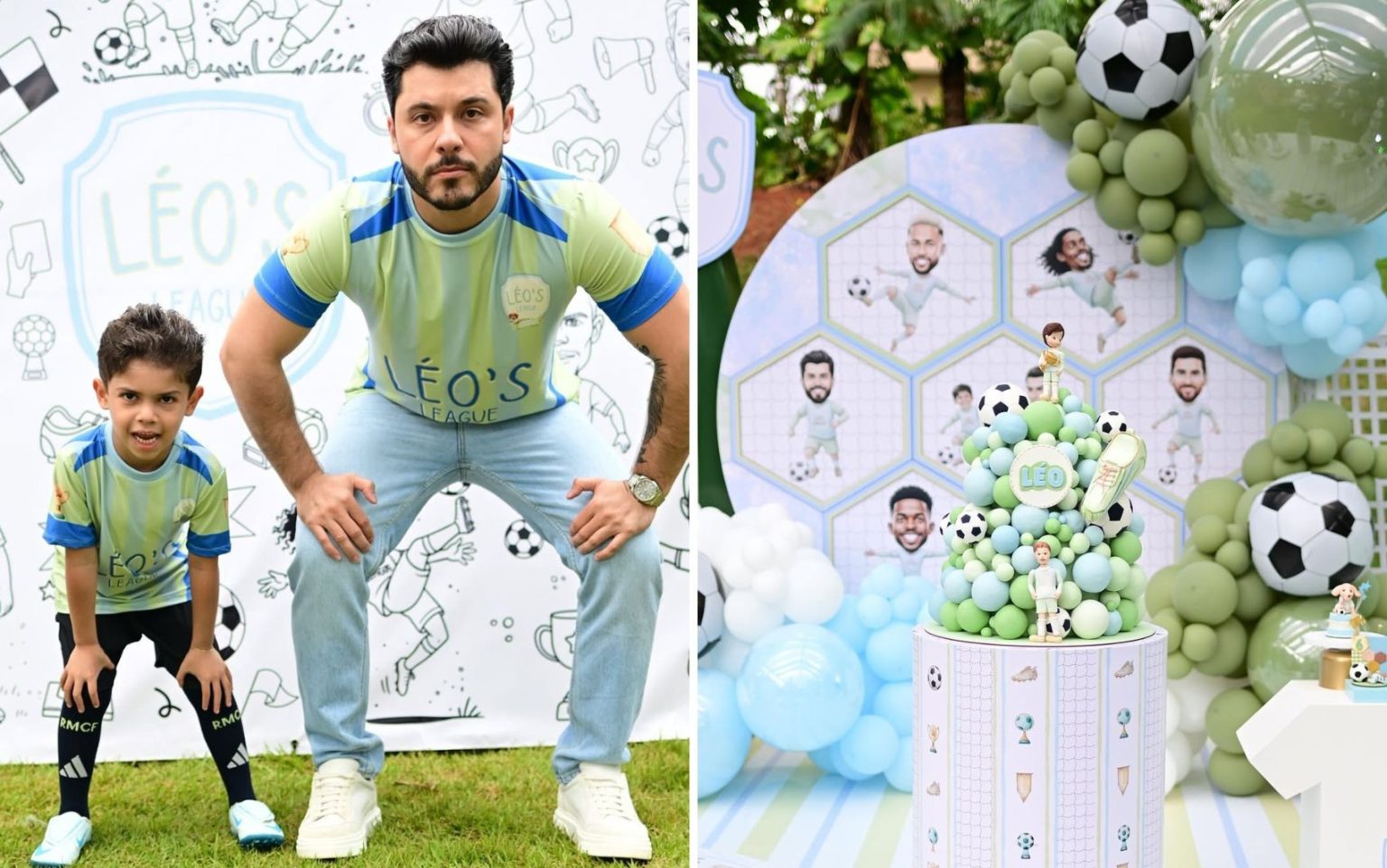 Festa de 6 anos: Futebol, amor e camisetas personalizadas!