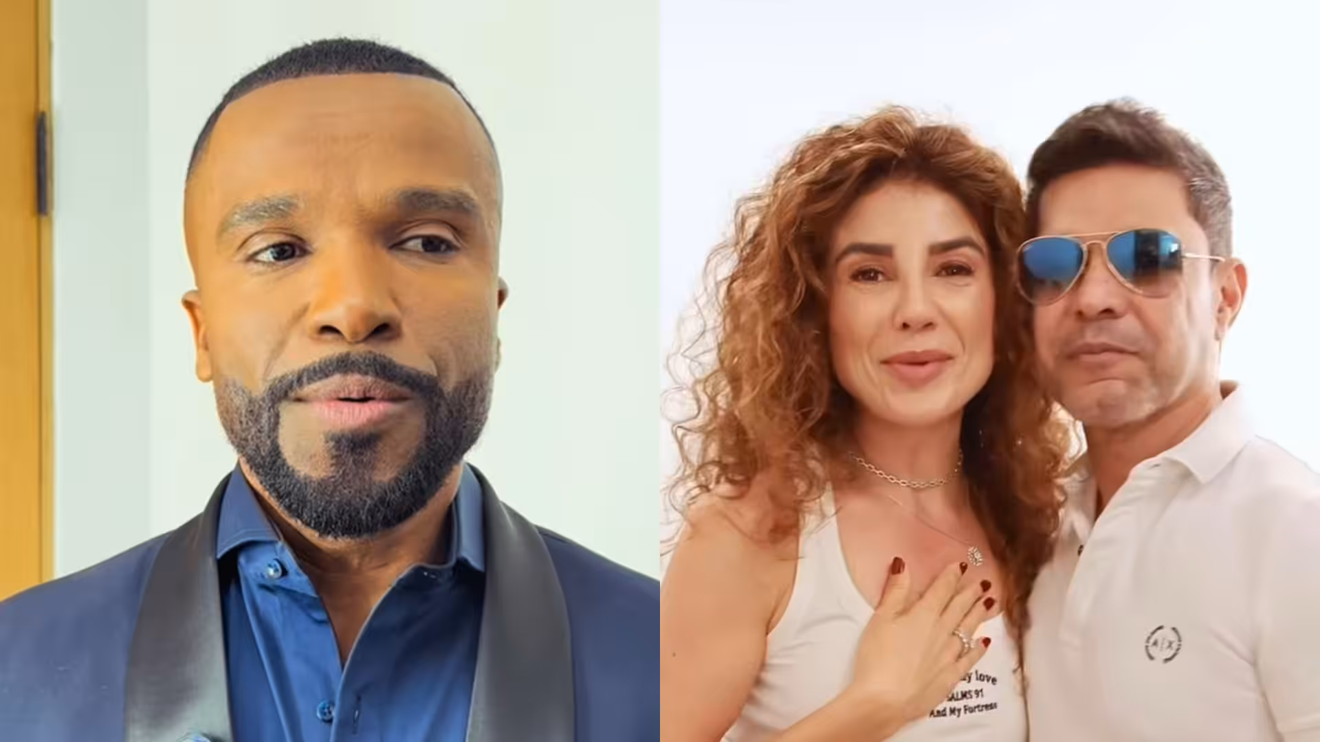 Reações de Paula Fernandes e Alexandre Pires ao cancelamento do especial de Zezé