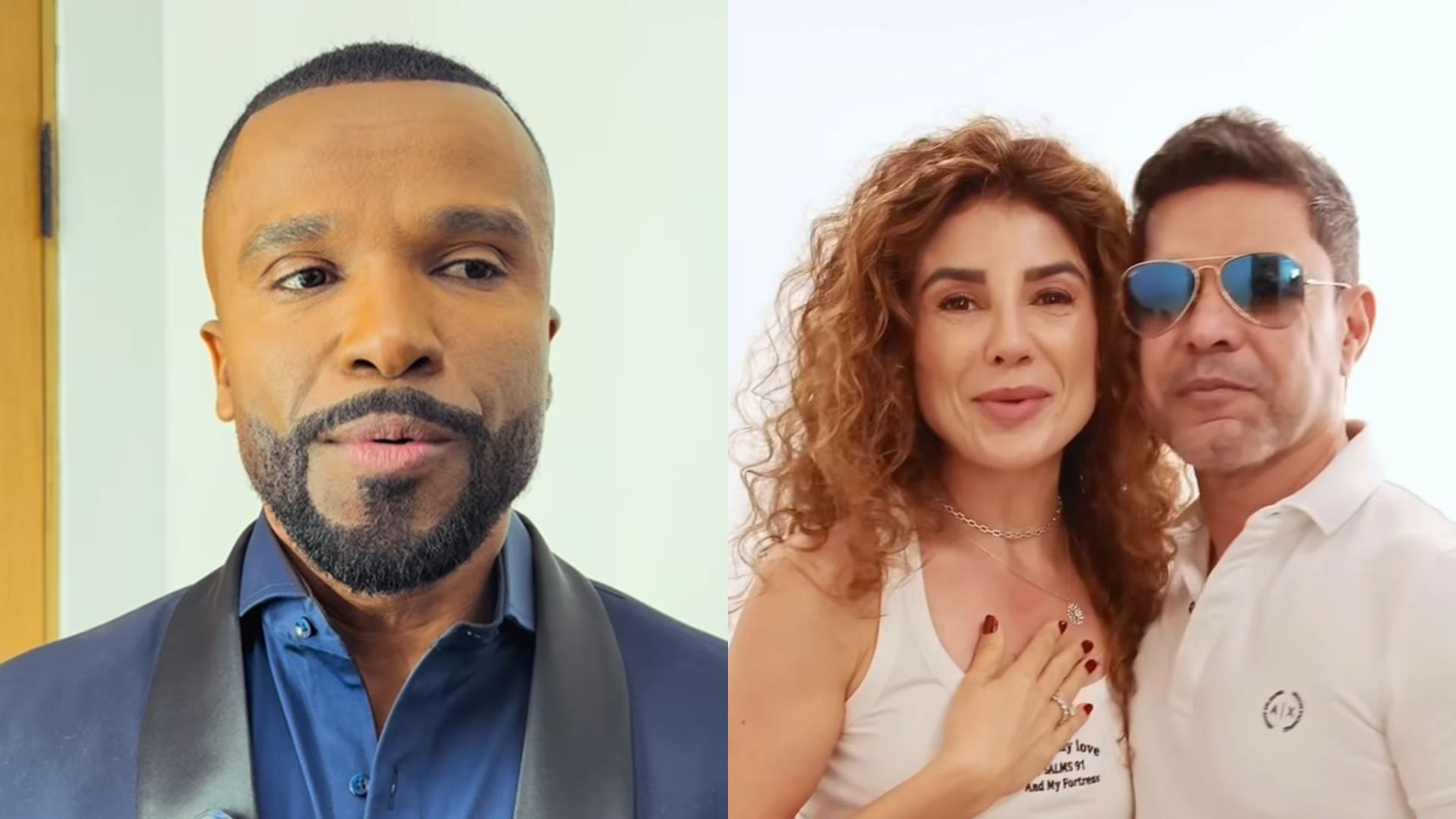 Reações de Paula Fernandes e Alexandre Pires ao cancelamento do especial de Zezé