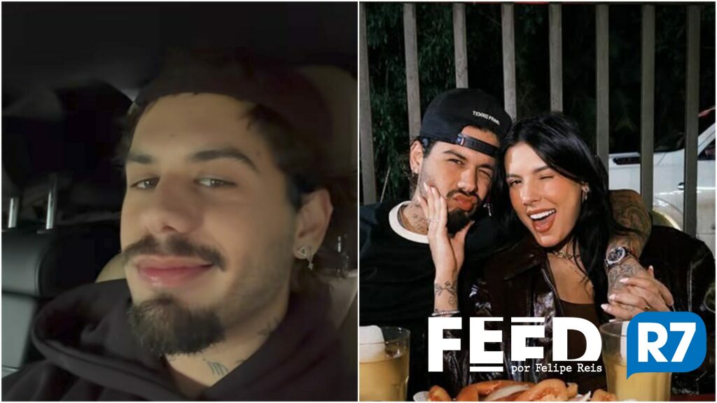 Zé Felipe revela detalhes emocionantes do primeiro beijo com Ana Castela Zé Felipe revela detalhes emocionantes do primeiro beijo com Ana Castela