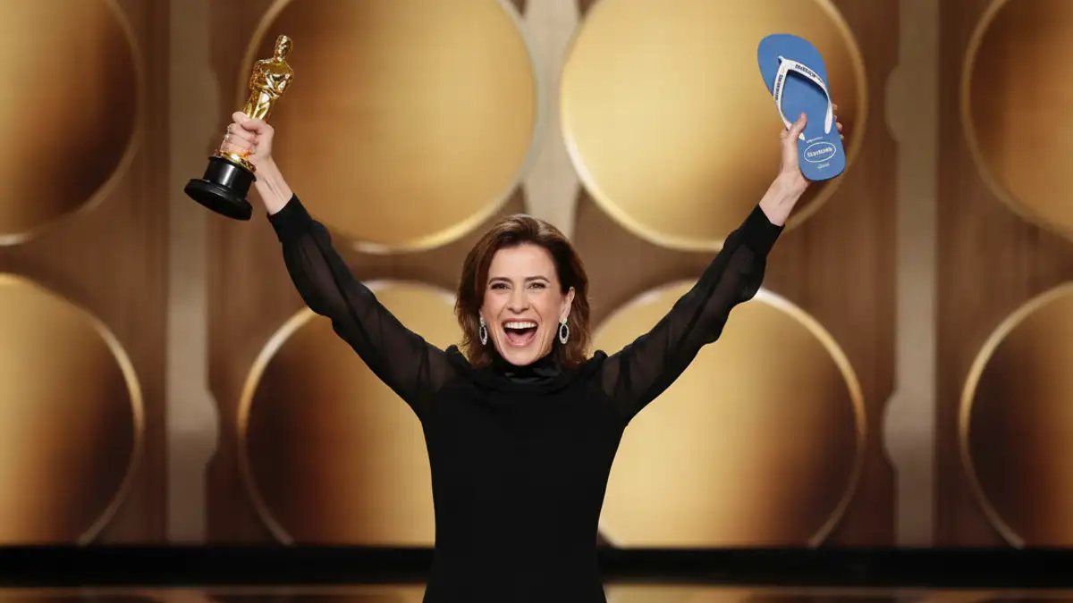 Ano consagra atuação internacional e protagonismo cultural da atriz Fernanda Torres (Imagem criada por Inteligência artificial)