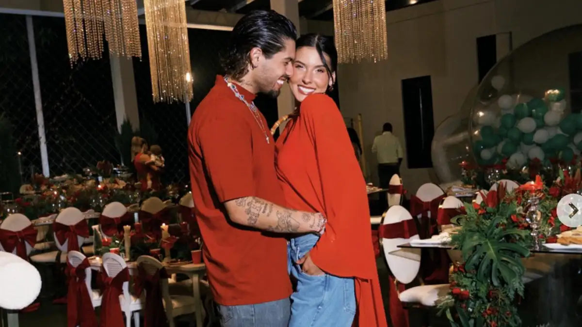 Ana Castela celebra Natal ao lado de Zé Felipe e da família do sertanejo (Foto: Redes Sociais)