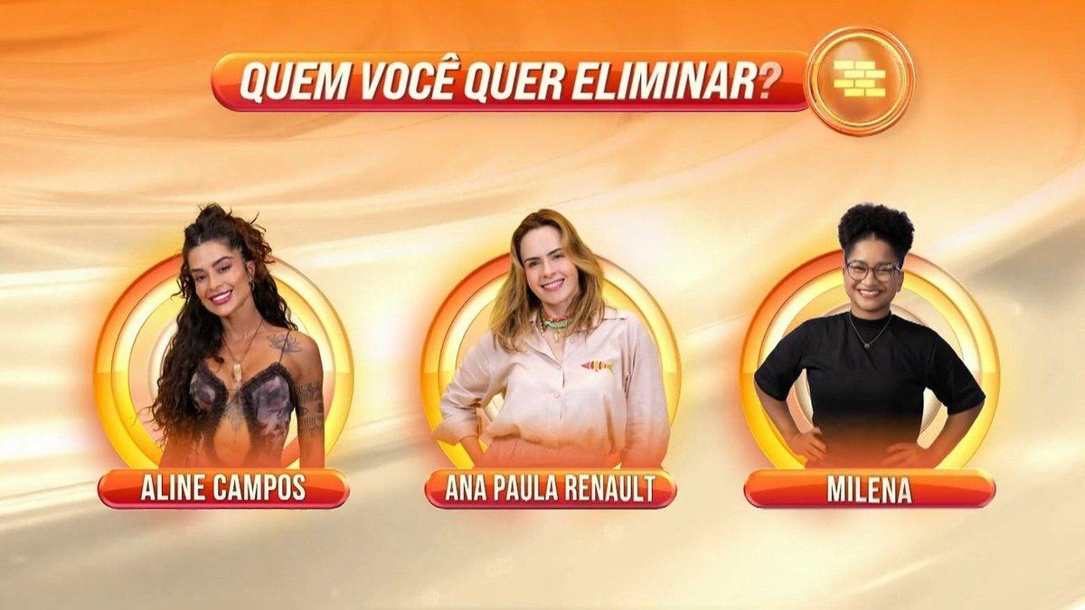 Aline, Ana Paula e Milena enfrentam o primeiro Paredão do BBB 26