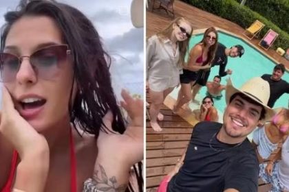 Ana Castela desfruta de férias em mansão em Balneário Camboriú