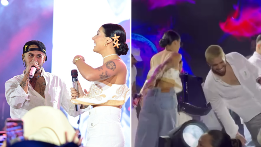 Ana Castela e Zé Felipe se destacam no show de Hugo & Guilherme