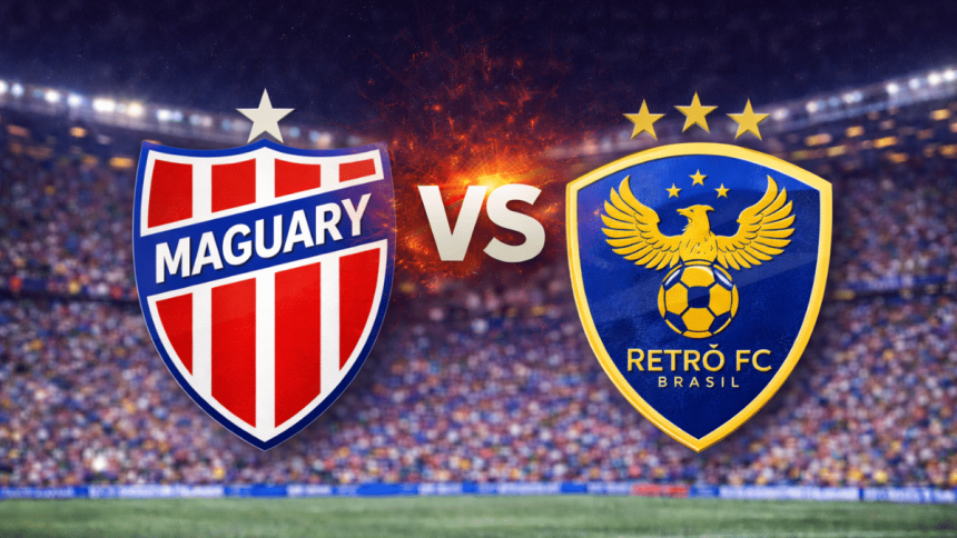 Assista Maguary x Retrô ao vivo e grátis neste domingo!