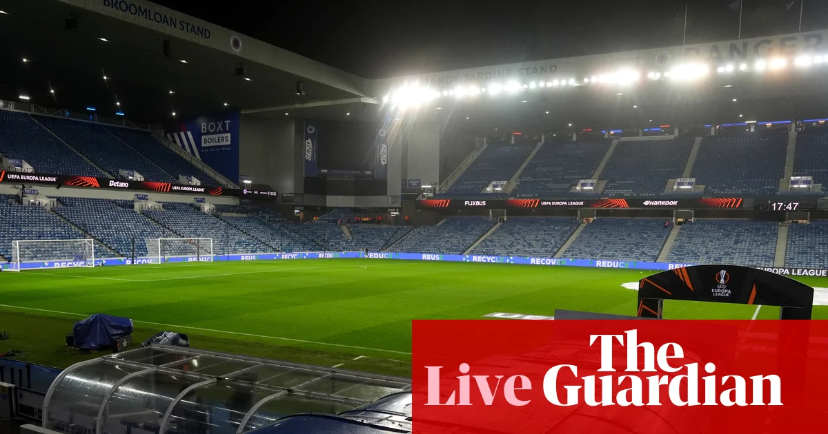 Braga x Nottingham Forest e Rangers x Ludogorets: Europa League ao vivo