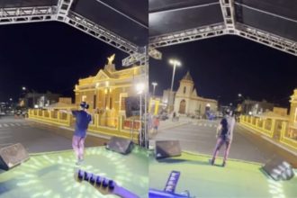 Cantor sertanejo faz show vazio e viraliza na cidade natal