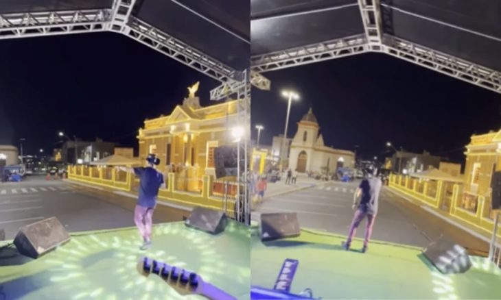 Cantor sertanejo faz show vazio e viraliza na cidade natal