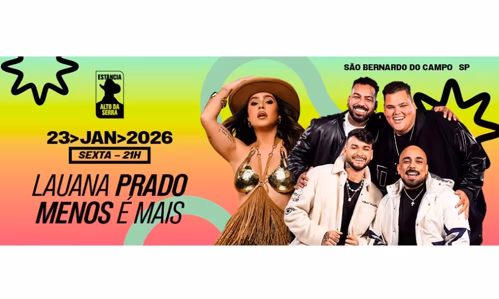 Lauana Prado e Menos é Mais animam Estância Alto da Serra