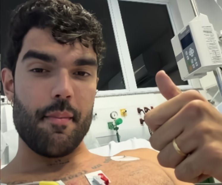 Luan Pereira fala sobre cuidados de saúde após internação