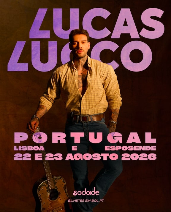 Lucas Lucco volta a Portugal em 2026 com dois shows ao ar livre