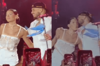 O que Zé Felipe e Ana Castela disseram no show do cruzeiro?