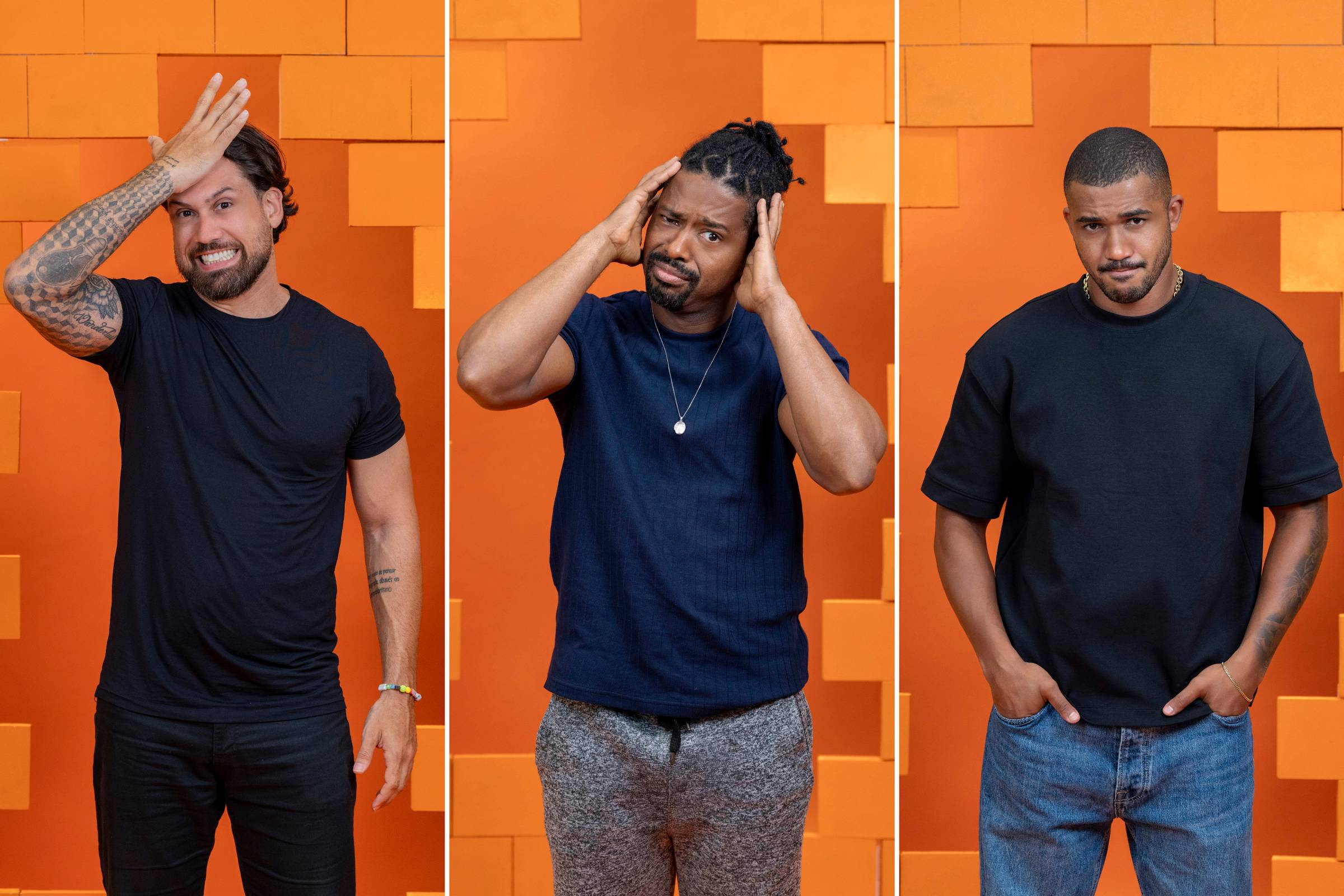 Paredão do BBB 26: Brigido, Leandro e Matheus enfrentam votação