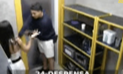 Pedro tenta beijar Jordana na despensa; veja o que aconteceu!