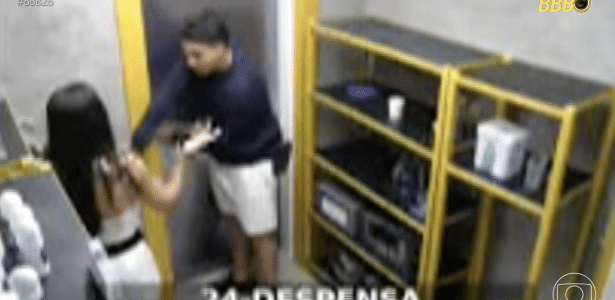 Pedro tenta beijar Jordana na despensa; veja o que aconteceu!