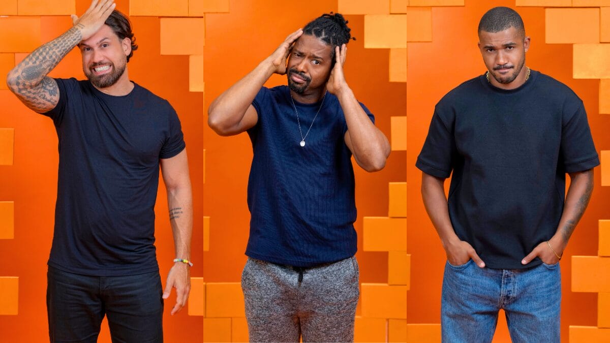 Quem deve sair do BBB 26: Brigido, Leandro ou Matheus?