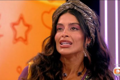 Tadeu Schmidt e Aline Campos: 1ª eliminada comenta estratégia