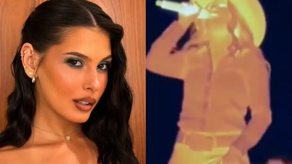 Ana Castela vira assunto após vídeo com câmera térmica supostamente flagrar momento no palco; autenticidade não foi confirmada.