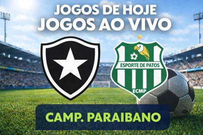 Botafogo‑PB x Esporte de Patos hoje (18/01): onde assistir, horário, escalações e arbitragem (Imagem criada com Inteligência Artificial)