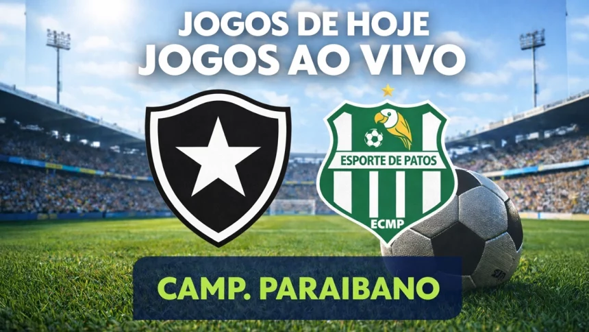 Botafogo‑PB x Esporte de Patos hoje (18/01): onde assistir, horário, escalações e arbitragem (Imagem criada com Inteligência Artificial)