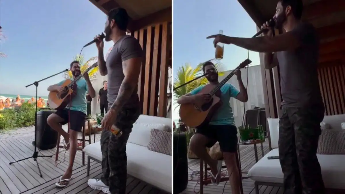 O show inesperado de Gusttavo Lima que encantou turistas em Alagoas (Foto: Divulgação)