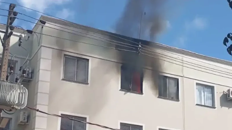 Incêndio atinge imóvel de Adriana, da dupla Patrícia e Adriana (Foto: Redes sociais)