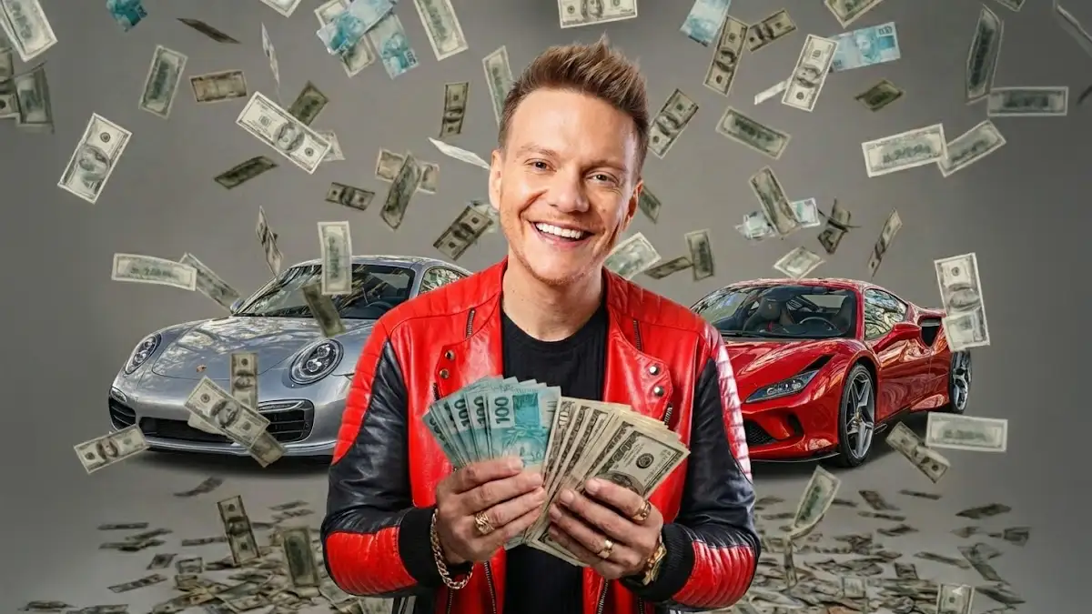 Michel Teló completa 45 anos com patrimônio de R$ 350 milhões, mansão de R$ 15 milhões e investimentos fora da música. (Foto criada com Inteligência Artificial)