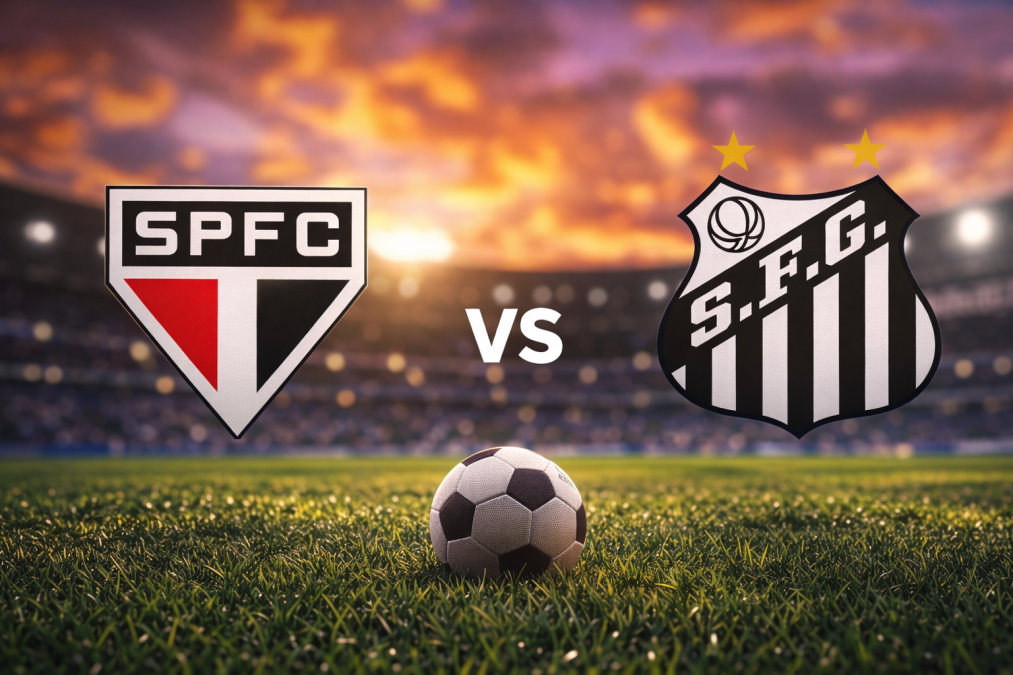 São Paulo x Santos acontece hoje, às 20h30. Veja onde assistir ao vivo, escalações e por que o clássico é decisivo no Paulistão.
