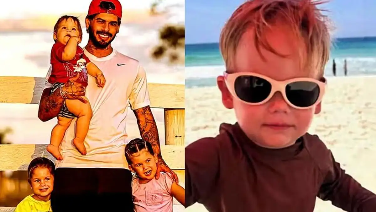 A reação de Ze Felipe ao ver os filhos na praia surpreendeu os fãs