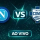 Napoli x Como: onde assistir grátis e quem avança?