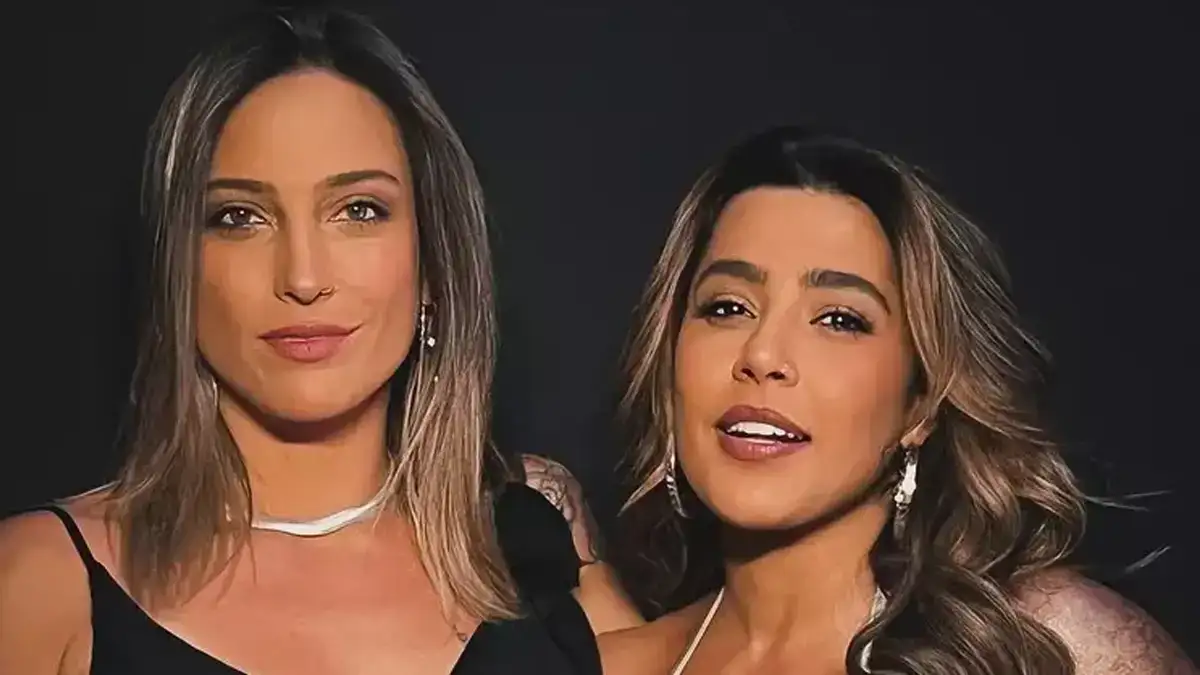 Lauana Prado mostra casamento com Tati Dias e detalhe emociona fãs na web Lauana Prado e Tatia Dias (Foto: Divulgação)