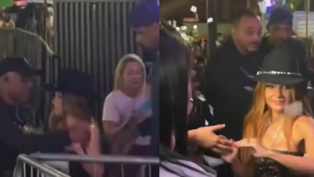 Maiara é barrada por segurança no próprio show e vídeo viraliza no Ita Pedro Maiara é barrada por segurança no próprio show e vídeo viraliza no Ita Pedro