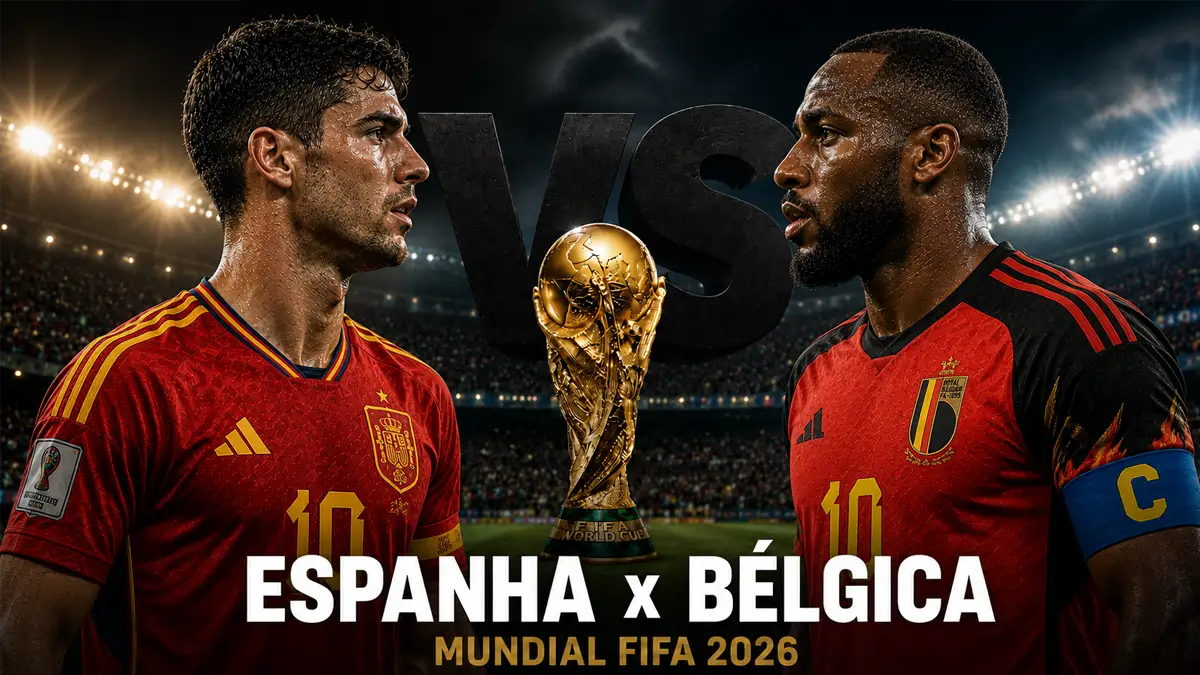 Onde assistir Espanha x Bélgica ao vivo na semifinal da Copa do Mundo 2026 Onde assistir Espanha x Bélgica ao vivo na semifinal da Copa do Mundo 2026